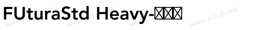FUturaStd Heavy字体转换 FUturaStd Heavy字体转换